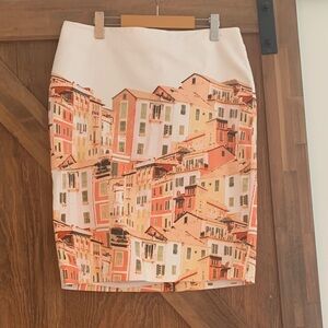 Italian Landscape Pencil Skirt (Lord and Taylor)